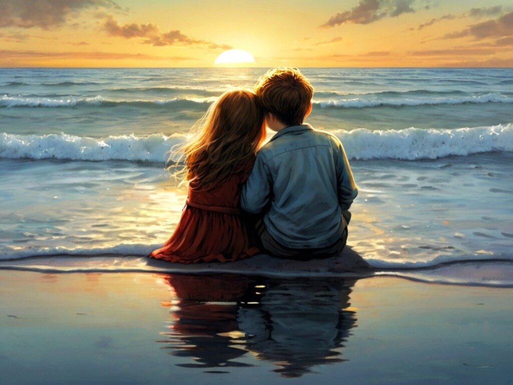 ai generated, children, hugging, love, hugs, sea, nature, dawn, embrace, pair, cute, beautiful, people, hugging, hugging, hugging, hugging, hugging, love-8582526.jpg